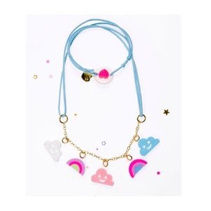 Lilies & Roses Mini Clouds & Rainbows Necklace